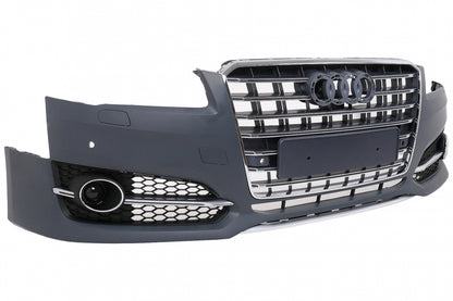 Front Bumper S8 Design for Audi A8 D4 Facelift D4.5 (2014–2017)