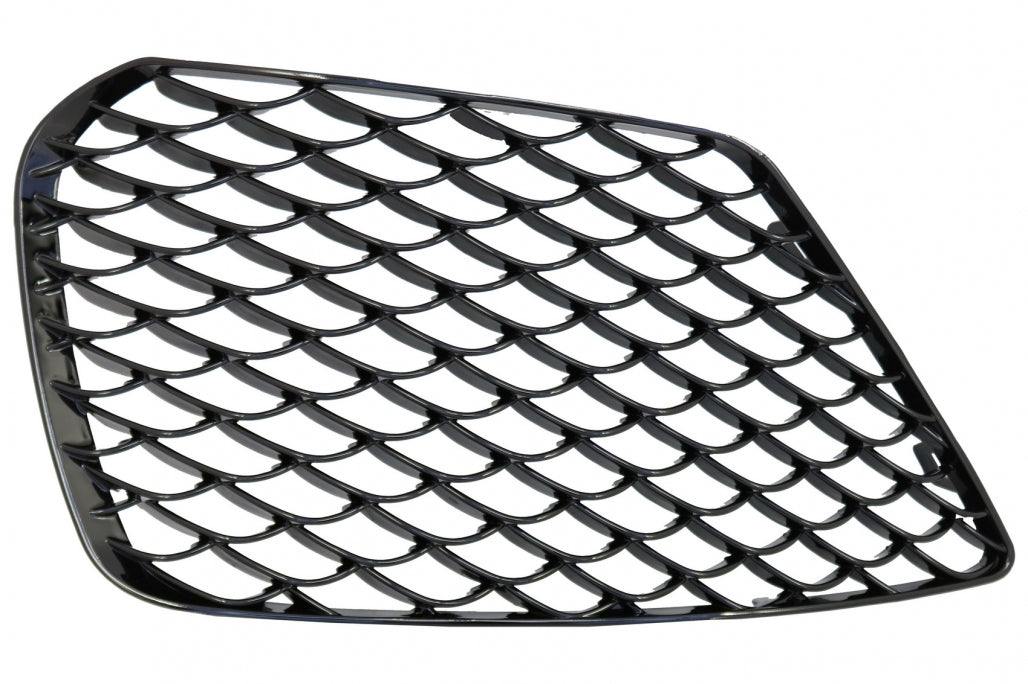 Front Bumper Side Grilles Piano Black Left & Right for Mercedes S-Class W222 (2013–2017) S63 Design