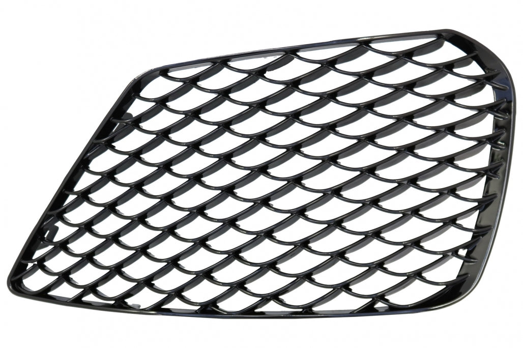 Front Bumper Side Grilles Piano Black Left & Right for Mercedes S-Class W222 (2013–2017) S63 Design