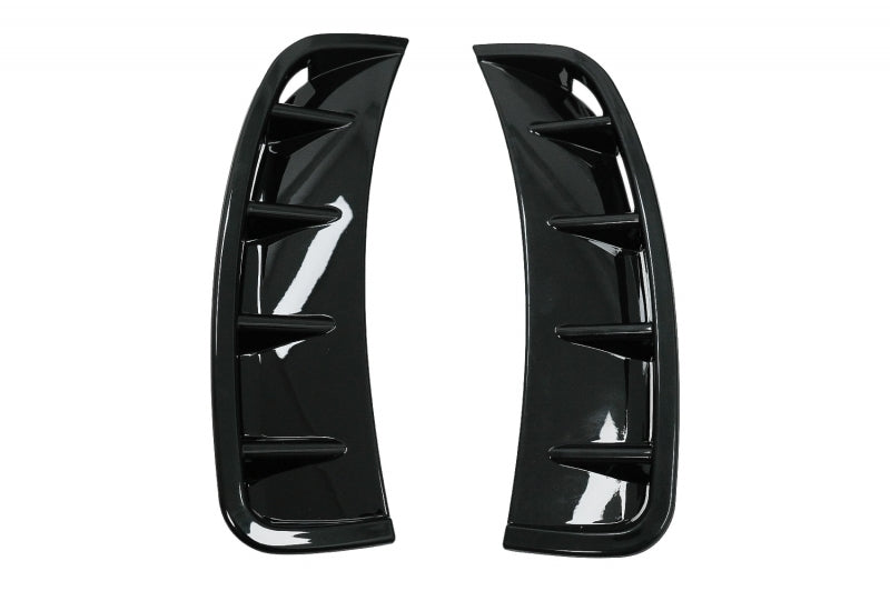 Front Bumper Side Vents Piano Black for Mercedes A-Class W177 V177 (2018–2022)