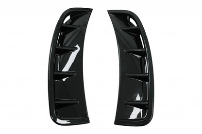 Front Bumper Side Vents Piano Black for Mercedes A-Class W177 V177 (2018–2022)