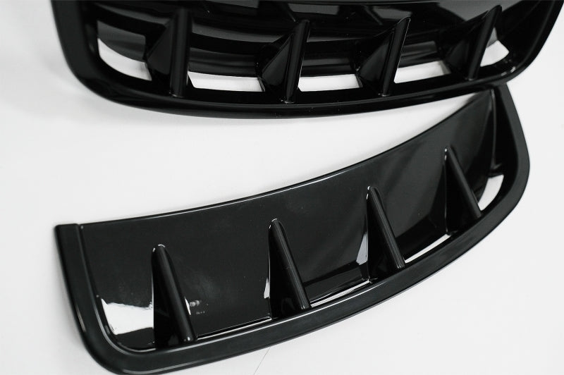 Front Bumper Side Vents Piano Black for Mercedes A-Class W177 V177 (2018–2022)