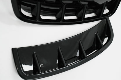 Front Bumper Side Vents Piano Black for Mercedes A-Class W177 V177 (2018–2022)