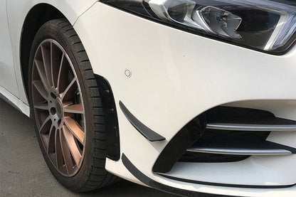 Front Bumper Side Vents Piano Black for Mercedes A-Class W177 V177 (2018–2022)