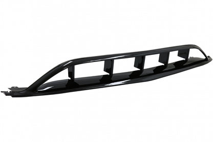 Front Bumper Splitters A45 Design Piano Black for Mercedes A-Class W176 Facelift (2015–2018)