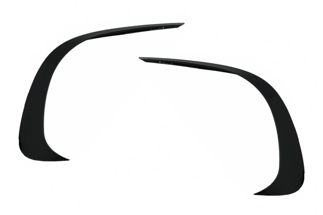 Front Bumper Splitters Piano Black for Mercedes C-Class W206 AMG Sport Line (2021–Up)