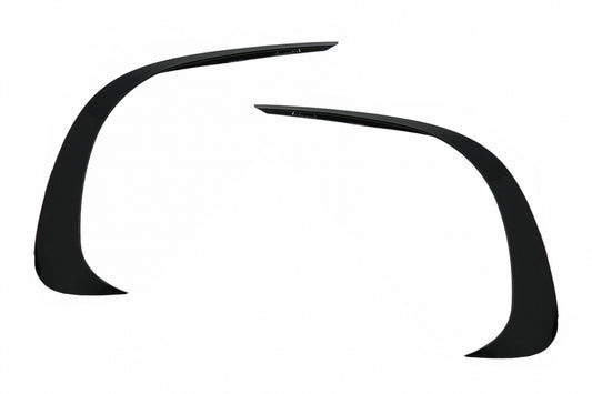 Front Bumper Splitters Piano Black for Mercedes C-Class W206 AMG Sport Line (2021–Up)