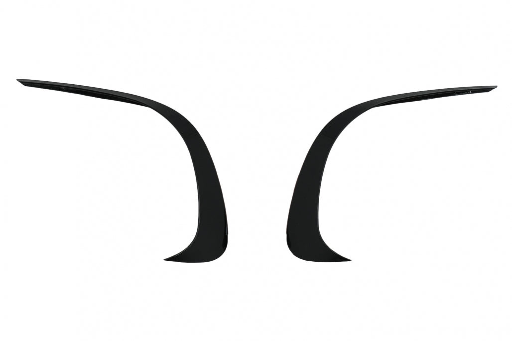 Front Bumper Splitters Piano Black for Mercedes C-Class W206 AMG Sport Line (2021–Up)