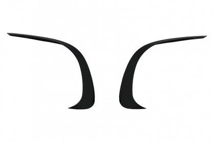 Front Bumper Splitters Piano Black for Mercedes C-Class W206 AMG Sport Line (2021–Up)