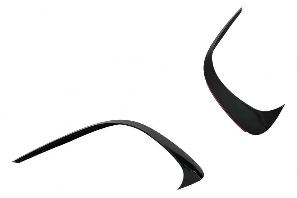 Front Bumper Splitters Piano Black for Mercedes C-Class W206 AMG Sport Line (2021–Up)