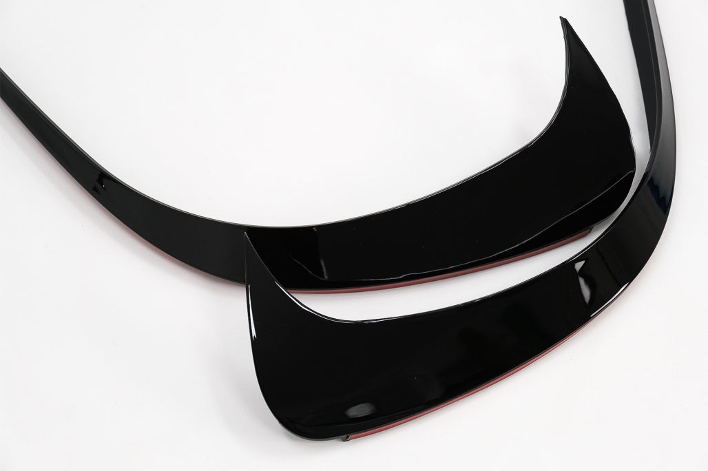 Front Bumper Splitters Piano Black for Mercedes C-Class W206 AMG Sport Line (2021–Up)