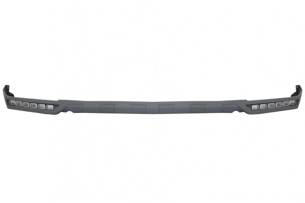 Front Bumper Spoiler Extension with LED DRL for Mercedes G-Class W463 G63 G65 (2013–2017)