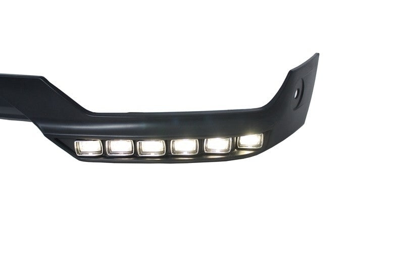 Front Bumper Spoiler LED DRL Extension and Upper Spoiler Lip for Mercedes G-Class W463 (1989–2017)