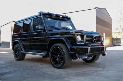 Front Bumper Spoiler LED DRL Extension for Mercedes G-Class W463 (1989–2017) AMG Bumper