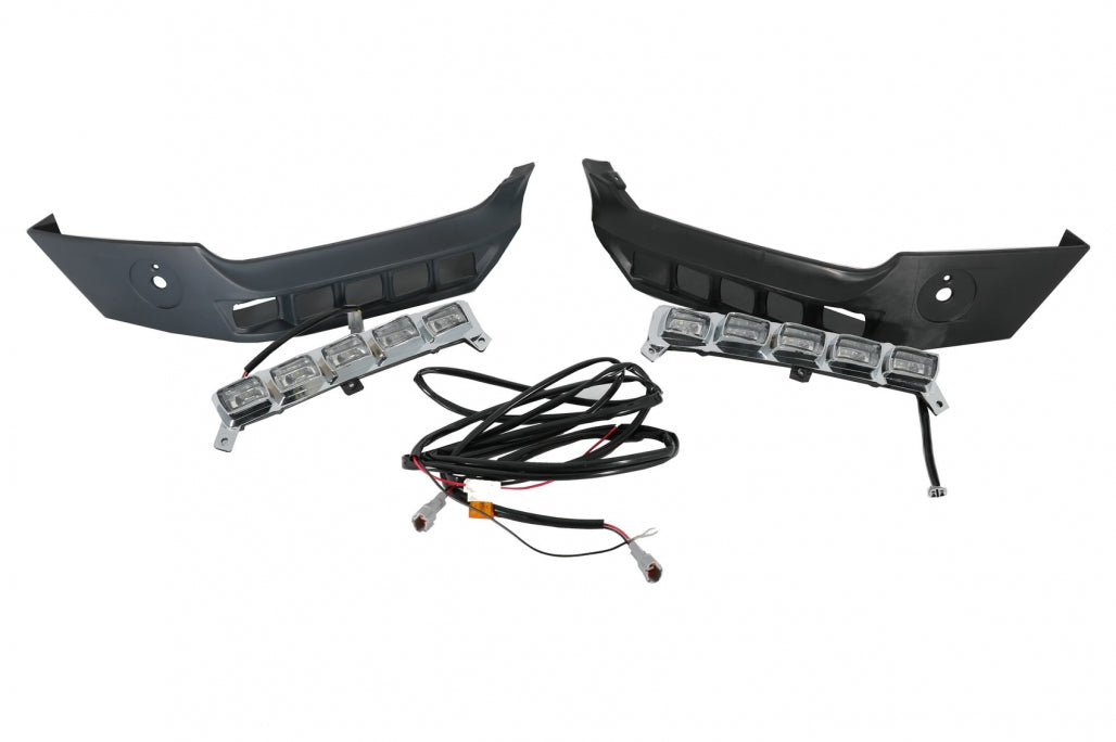 Front Bumper Spoiler LED DRL Extension for Mercedes G-Class W463 (1989–Up)