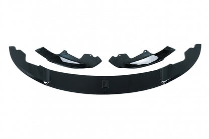 Front Bumper Spoiler Lip M Design Piano Black for BMW 4 Series F32 F33 F36 (2013–2019)