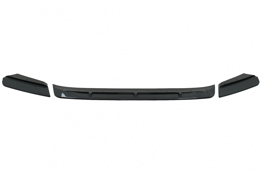 Front Bumper Spoiler Lip M Sport Carbon Look for BMW X3M G01 X4M G02 (2018-2020)