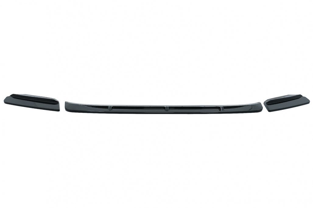 Front Bumper Spoiler Lip M Sport Carbon Look for BMW X3M G01 X4M G02 (2018-2020)