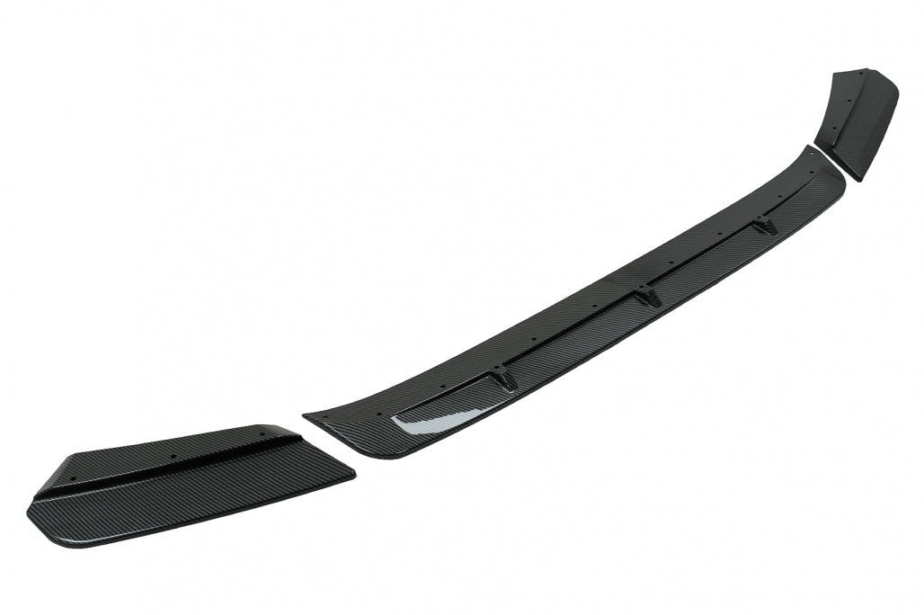 Front Bumper Spoiler Lip M Sport Carbon Look for BMW X3M G01 X4M G02 (2018-2020)