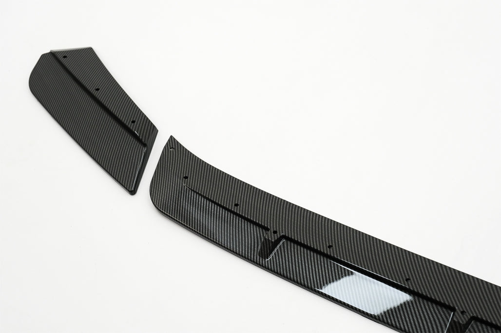 Front Bumper Spoiler Lip M Sport Carbon Look for BMW X3M G01 X4M G02 (2018-2020)