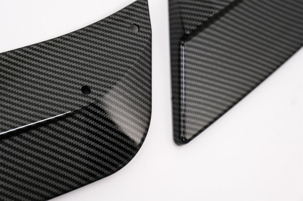 Front Bumper Spoiler Lip M Sport Carbon Look for BMW X3M G01 X4M G02 (2018-2020)