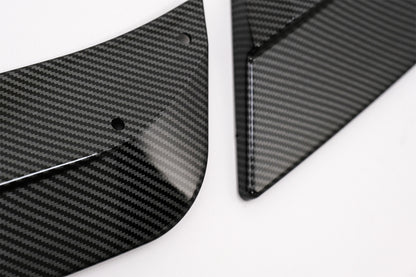 Front Bumper Spoiler Lip M Sport Carbon Look for BMW X3M G01 X4M G02 (2018-2020)