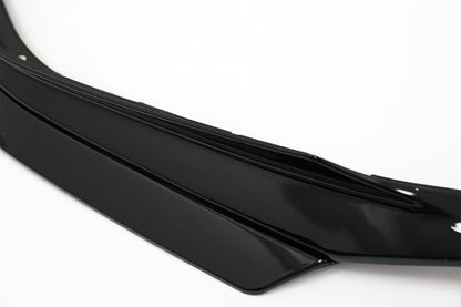 Front Bumper Spoiler Lip M Sport Piano Black for BMW 3 Series G20 G21 (2018–2022)