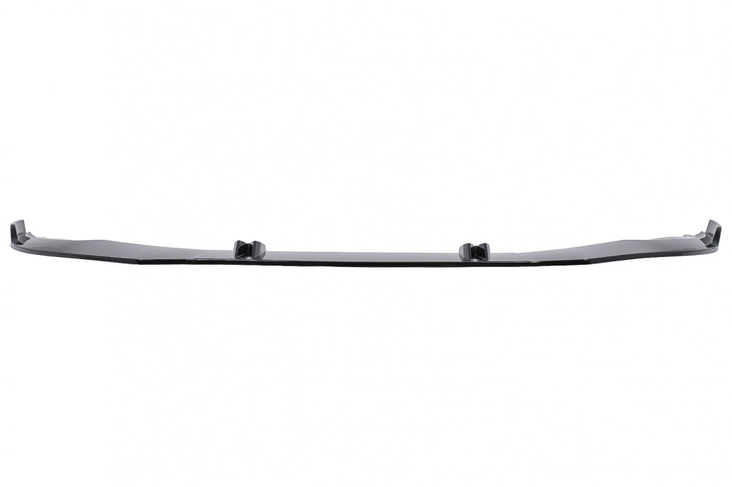 Front Bumper Spoiler Lip Piano Black for Audi A6 C8 4K (2018–2022)