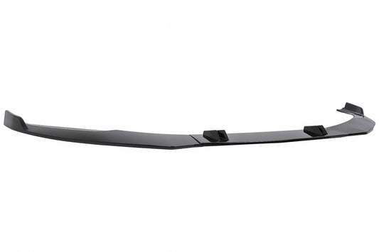 Front Bumper Spoiler Lip Piano Black for Audi A6 C8 4K (2018–2022)
