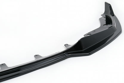 Front Bumper Spoiler Lip Piano Black for BMW 3 Series G20 G21 M Sport (2018–2022)