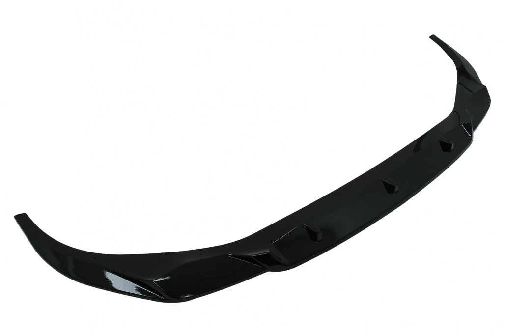Front Bumper Spoiler Lip Piano Black for BMW 7 Series G11 G12 LCI M Sport (2019-Up)
