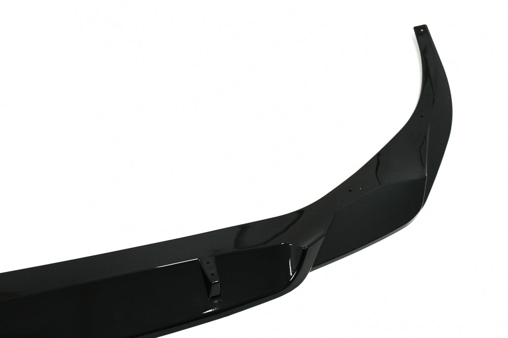 Front Bumper Spoiler Lip Piano Black for BMW 7 Series G11 G12 LCI M Sport (2019-Up)