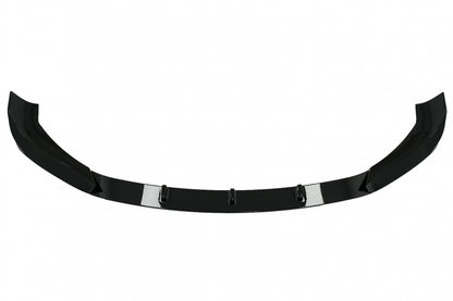 Front Bumper Spoiler Lip Piano Black for BMW X1 F48 Pre-LCI (2015-2019)