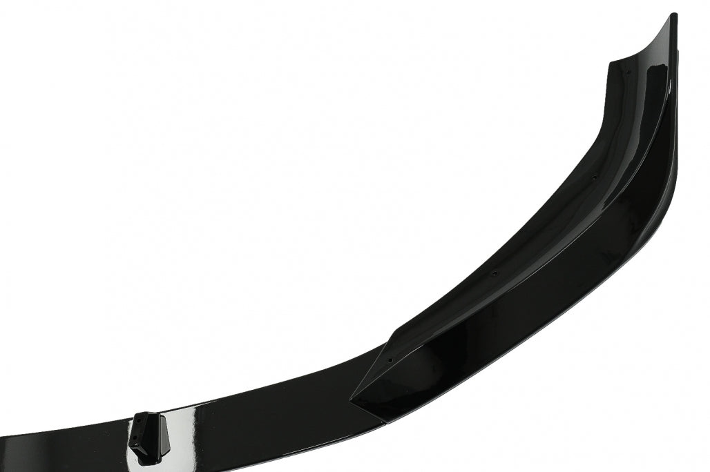 Front Bumper Spoiler Lip Piano Black for BMW X1 F48 Pre-LCI (2015-2019)
