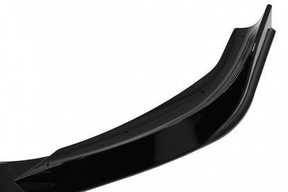 Front Bumper Spoiler Lip Piano Black for BMW X1 F48 Pre-LCI (2015-2019)