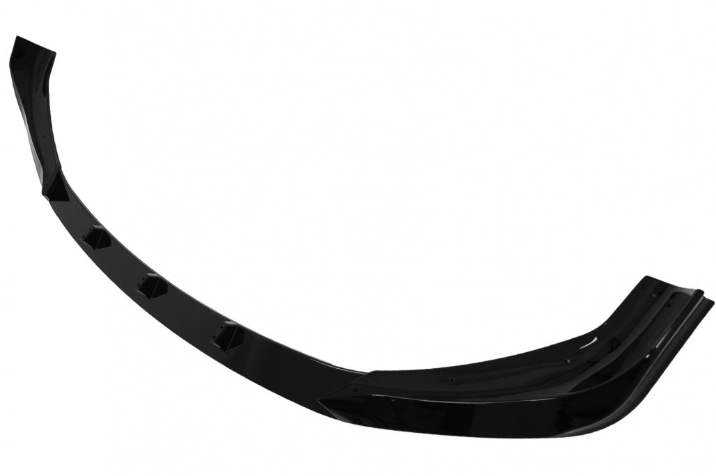 Front Bumper Spoiler Lip Piano Black for BMW X1 F48 Pre-LCI (2015-2019)