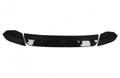 Front Bumper Spoiler Lip Piano Black for BMW X3 G01 (2018-Up)