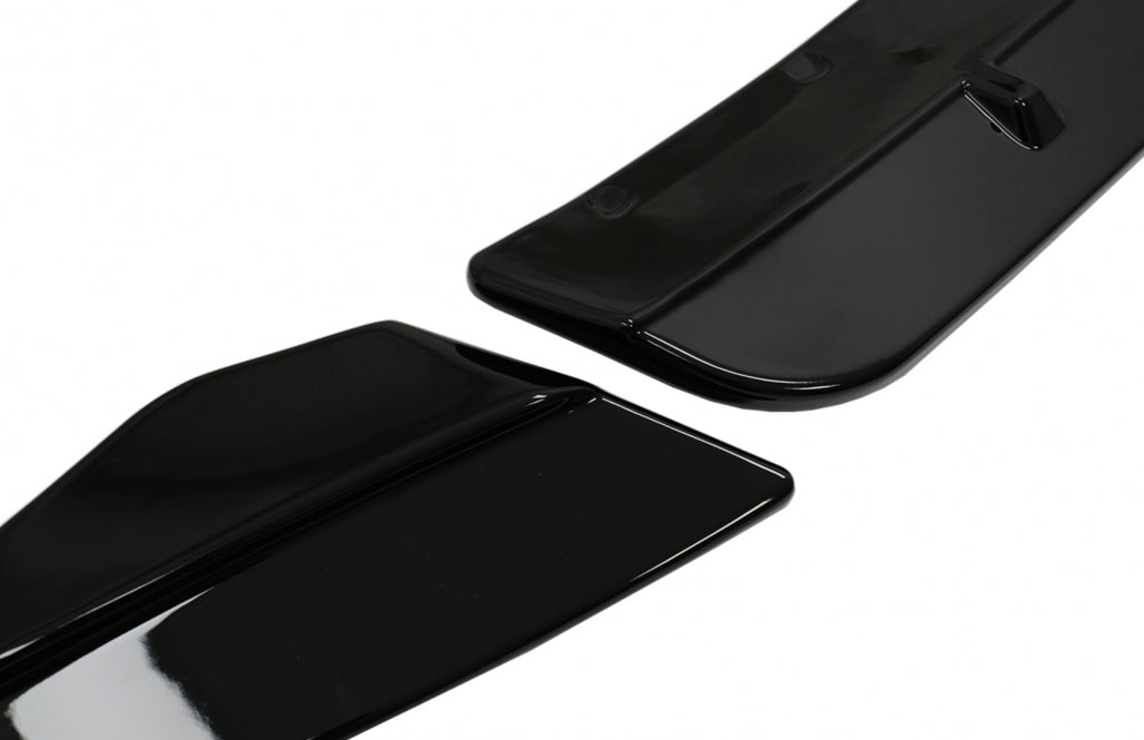 Front Bumper Spoiler Lip Piano Black for BMW X3 G01 (2018-Up)