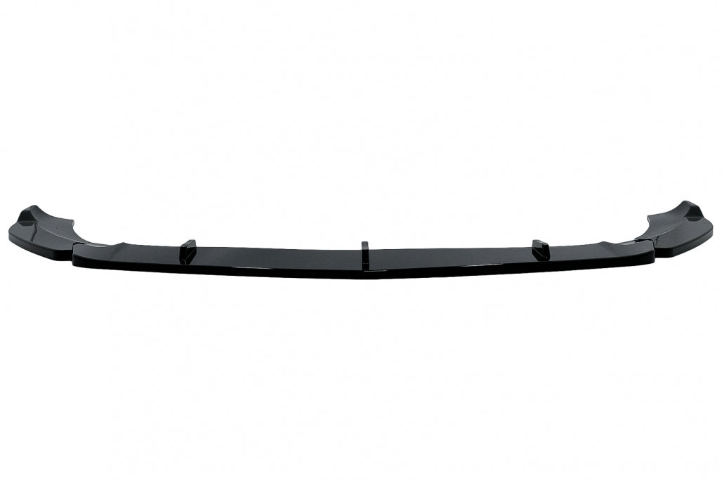 Front Bumper Spoiler Lip Piano Black for Mercedes A-Class W177 V177 Sport Line A35 (2018–2022)