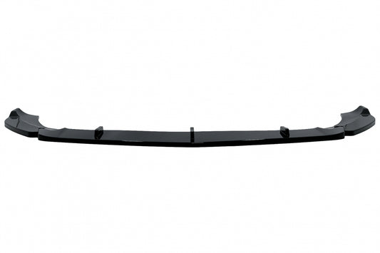 Front Bumper Spoiler Lip Piano Black for Mercedes A-Class W177 V177 Sport Line A35 (2018–2022)