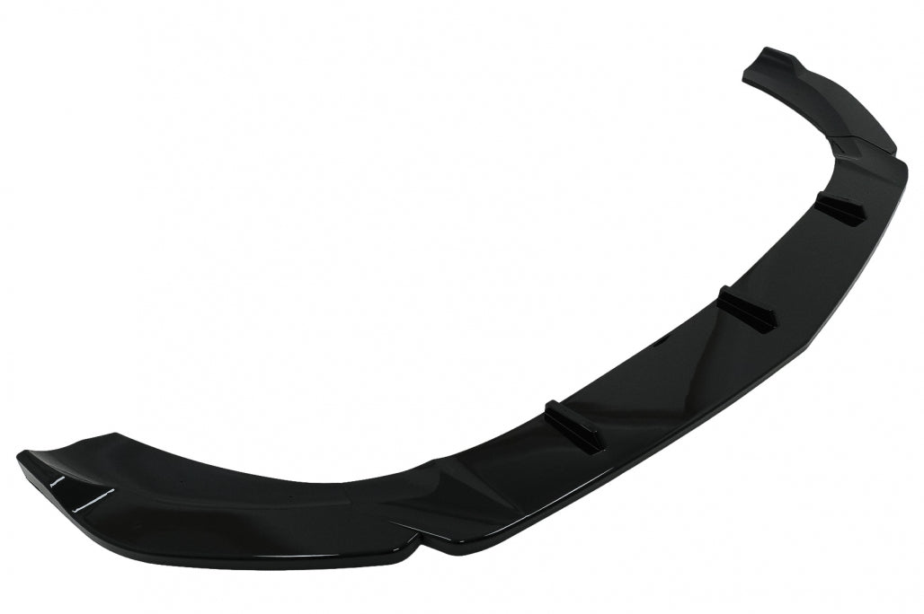 Front Bumper Spoiler Lip Piano Black for Mercedes A-Class W177 V177 Sport Line A35 (2018–2022)