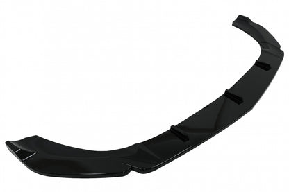 Front Bumper Spoiler Lip Piano Black for Mercedes A-Class W177 V177 Sport Line A35 (2018–2022)
