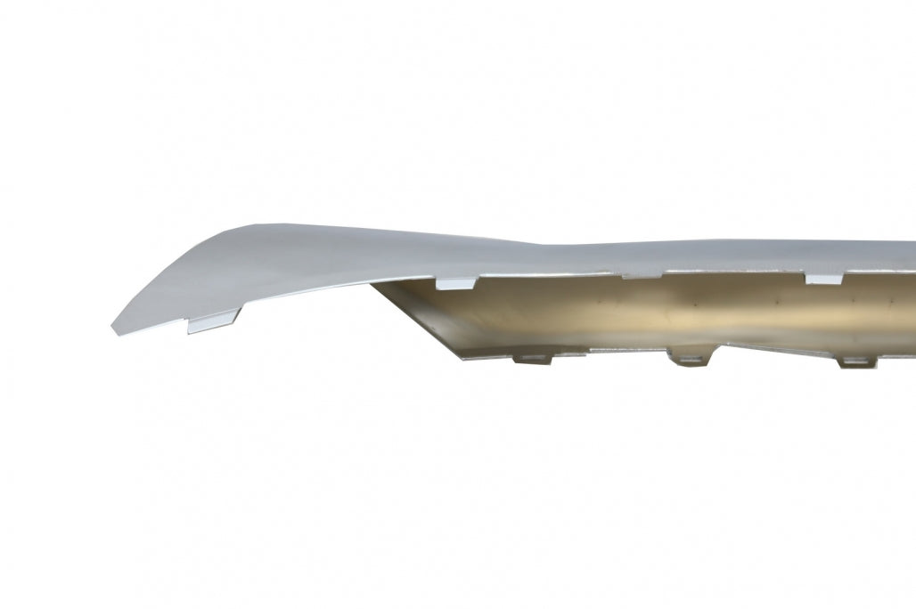 Front Bumper Spoiler Lip Upper Plate Chrome for Mercedes S-Class W222 (2013-up) S65 Design