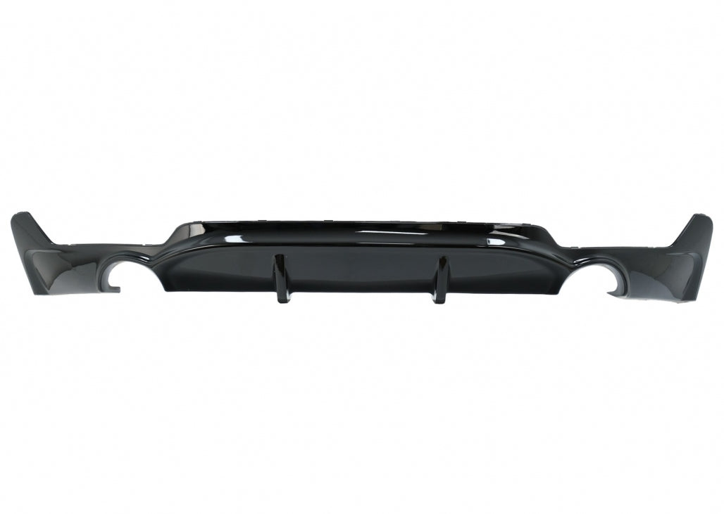 Front Bumper Spoiler Lip & Rear Diffuser Twin Single Outlet M-Performance for BMW 4 Series F32 F33 F36 (2013–2019)
