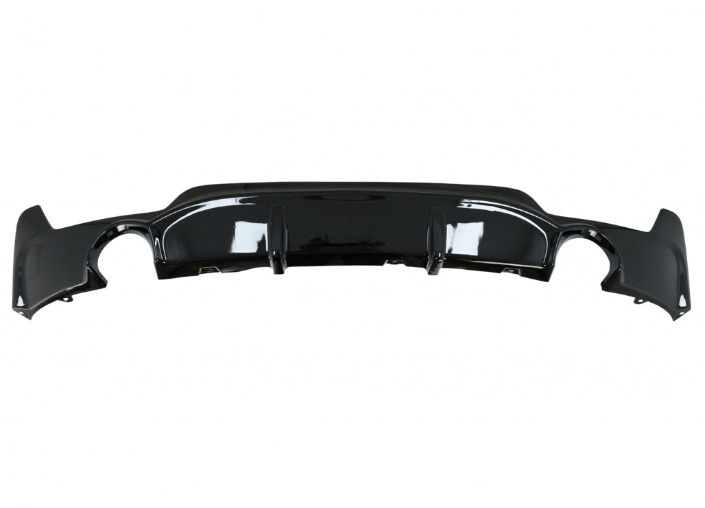 Front Bumper Spoiler Lip & Rear Diffuser Twin Single Outlet M-Performance for BMW 4 Series F32 F33 F36 (2013–2019)