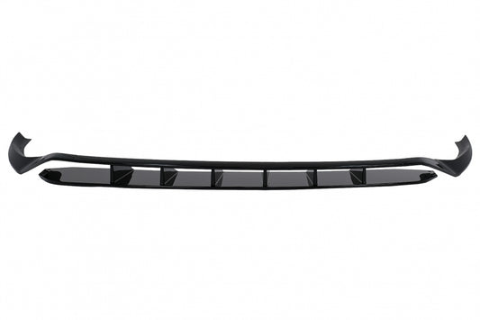Front Bumper Spoiler for Audi Q8 S-Line (2018–2023) Shiny Black