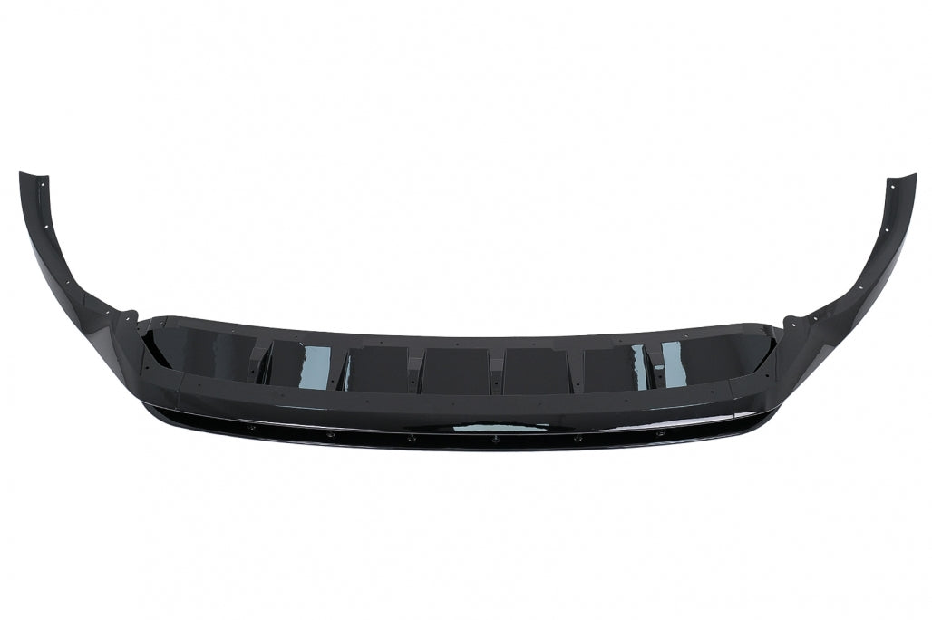 Front Bumper Spoiler for Audi Q8 S-Line (2018–2023) Shiny Black