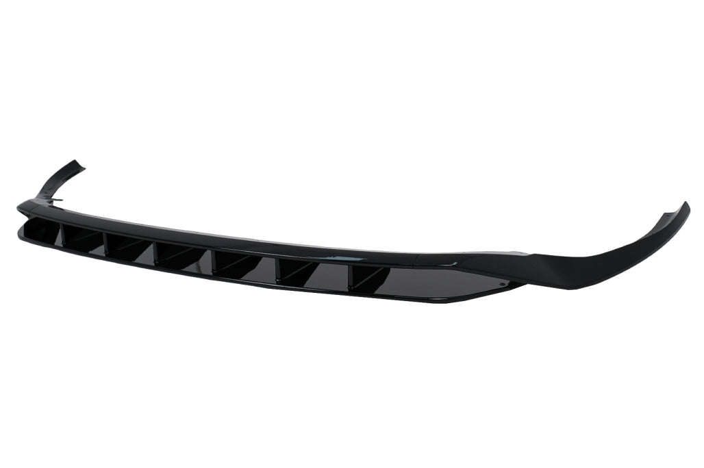 Front Bumper Spoiler for Audi Q8 S-Line (2018–2023) Shiny Black