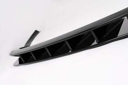 Front Bumper Spoiler for Audi Q8 S-Line (2018–2023) Shiny Black