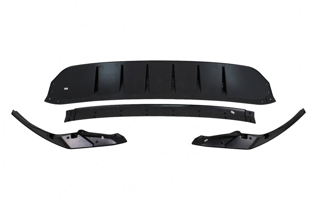 Front Bumper Spoiler for Audi Q8 S-Line (2018–2023) Shiny Black